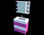 Mueble Lavabo 3D 00