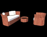 WickerFurniture Set